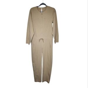 lululemon athletica Beige Long-Sleeve Jumpsuit